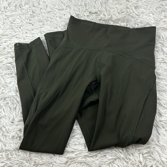 Lululemon Train Times 7/8 Pant *25" Dark Olive - Picture 1 of 5
